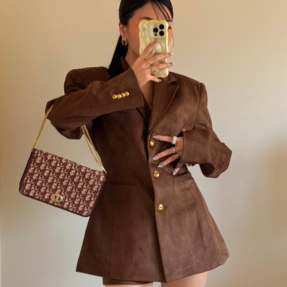 Christian Dior Trotter Canvas Chain Shoulder Bag - Picture 2 of 16